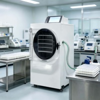 Nouvelle conception de lyophilisateur commercial de 6 à 50 kg, machine de lyophilisation industrielle, mini lyophilisateur pour aliments séchés à usage domestique