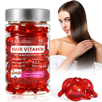 Nouvelle Arrivée Capsules d'Huile Essentielle Nourrissante Lissante Sans Rinçage Traitement à la Kératine Capsules pour la Croissance des Cheveux Vitamines pour la Repousse des Cheveux