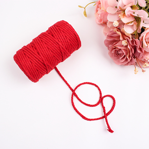 3Mm Màu Đỏ Bông Sợi Dây Thun Giáng Sinh Bakers <span class=keywords><strong>Twine</strong></span> 50M Thân Thiện Với Môi Tự Làm Thủ Công Mỹ Nghệ Trang Trí Quà Tặng Gói Dây Thiết Kế Mộc Mạc - Product Image 4