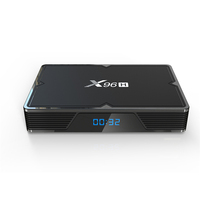 Boîtier TV Android X96H 4 Go 64 Go 4 Go 32 Go, système d'exploitation 9.0, H603, prend en charge 6K, Wifi 2.4G/5Ghz, boîte IPTV, Google Play Store, Youtube, X96 H SET TOP BOX
