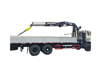 Grue hydraulique articulée autoportante télécommandée HAOY 10 tonnes pour camion lourd