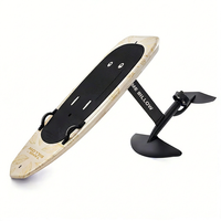 Vente flash : Planche de surf électrique en fibre de carbone 8KW, vitesse maximale de 45 km/h, autonomie de 120 minutes, hydrofoil électrique pour sports nautiques en mer et en lac