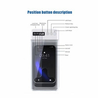 Boîte de Rangement Portable pour Téléphone Portable avec Minuteur pour l'Apprentissage de l'Autodiscipline des Enfants et des Étudiants