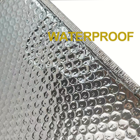 Sac d'isolation thermique jetable en papier d'aluminium doublé de glace froide pour l'expédition de fruits de mer