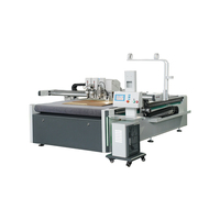 Traceur de découpe numérique CNC à plat vibrant avec caméra CCD pour la fabrication automatique de boîtes en carton et la découpe de vinyle et de mousse
