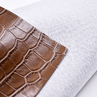 Fabricant de cuir artificiel PVC en relief de Crocodile matériau de tissu en cuir synthétique pour sac