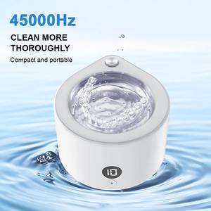 Limpiador Ultrasónico Portátil para Retenedores con Luz UV para Dentaduras Postizas, Protectores Bucales, Aparatos Ortodóncicos y Joyería - Product Image 2