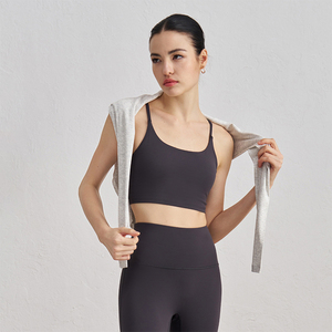 Haut Impact Longline Workout Yoga Soutien-Gorge Bretelles Sports Crop Tops Gym Workout Running - Product Image 5