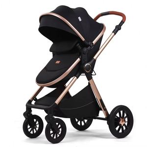 Carrito de Bebé Plegable 3 en 1 Estilo Europeo, Carrito Multifuncional 3 en 1 con Asiento para Automóvil - Product Image 2