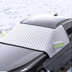 Couverture de pare-brise de voiture en aluminium, épaisse, à clipser, anti-neige et anti-givre pour la protection hivernale du pare-brise - Product Image 4
