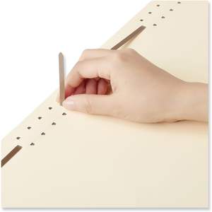 Carpeta con Cierre Superior Reforzado Universal, Expansión de 0.75 Pulgadas, 2 Cierres, Tamaño Legal, Exterior Manila, Logotipo Personalizado, A4, 50/Caja - Product Image 2