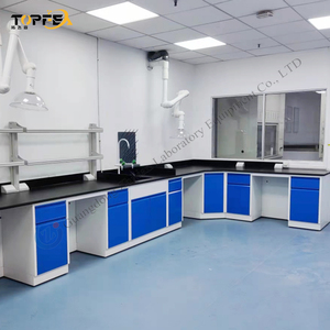 Banco de pared de laboratorio Banco de isla personalizado - Product Image 1