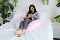 Oreiller de grossesse en forme de C, coussin de soutien pour la maternité, pour dormir sur le côté, oreiller intégral pour soutenir le dos, les hanches et le ventre