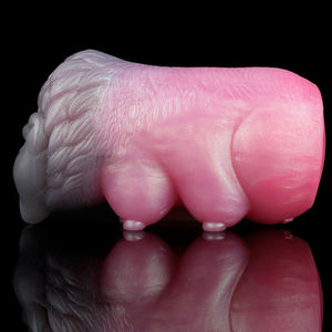 Einzigartige Fantasie Multi-Color 2 in 1 Männer Stroker Männlicher Mastur bator Fantasie Tier Vaginal Realistisches Sexspielzeug Männliches Trainings werkzeug - Product Image 4