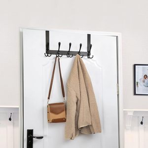 Ganchos de Pared Blancos, 5 Ganchos Triples Verticales de Metal para Colgar sobre la Puerta, para Abrigos, Toallas, Sombreros, Chaquetas, Mochilas, Bolsos - Product Image 5