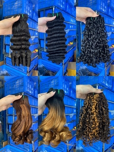 Đóng Cửa Brazil Trinh Tóc Phần Miễn Phí Ren Đóng Cửa Với Bó 100% Loose Xoăn Tóc Con Người Tóc Nối Màu Tự Nhiên - Product Image 6