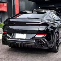 Kit de Carrocería de Fibra de Carbono Estilo Lumin, Difusor Trasero, Alerón Trasero para BMW X6 G06