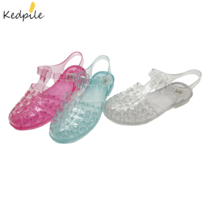 <span class=keywords><strong>Sandali</strong></span> da donna in PVC resistente con cinturino <span class=keywords><strong>alla</strong></span> caviglia, tinta unita, a punta chiusa, impermeabili, per l'estate e l'inverno - Product Image 5