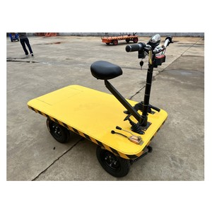 Carro Eléctrico de Cuatro Ruedas, Carro de Plataforma Plana, Carro Eléctrico para Tienda, Carro de Plataforma Plana para Almacén - Product Image 5