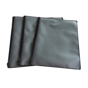 <span class=keywords><strong>Borse</strong></span> con Cerniera in Silicone Eva Personalizzate, Confezioni per Abbigliamento, Sacchetti Opachi Neri con Logo Metallico Lucido - Product Image 2