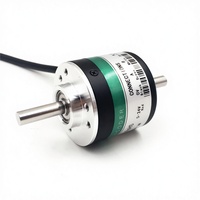 Encodeur rotatif à double arbre de 6 mm, encodeur à roue de mesure 360 PPR, encodeur rotatif incrémental à double arbre 5-24 VDC