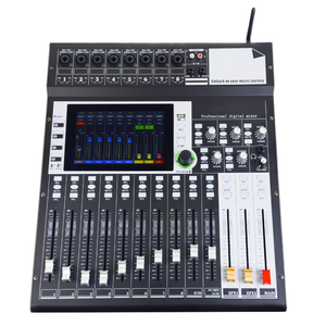 Mezclador <span class=keywords><strong>de</strong></span> Audio Digital <span class=keywords><strong>de</strong></span> 12 Canales X12 con Control Remoto <span class=keywords><strong>de</strong></span> Pantalla Táctil, Consola <span class=keywords><strong>de</strong></span> Mezcla Profesional <span class=keywords><strong>para</strong></span> Sistema <span class=keywords><strong>de</strong></span> Sonido en Vivo - Product Image 2