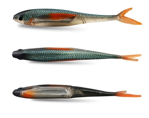 Esca Morbida Galleggiante OEM di Alta Qualità 120mm 9g in PVC con Coda a <span class=keywords><strong>Cuneo</strong></span> per Pesca in Acqua Salata di Tonno, Marlin, Spigola e Attrezzatura da Pesca Oceanica - Product Image 3