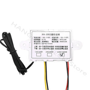 XH-W3002 DC 12V 24V 220V 120W 240W 1500W Microcomputer Digital <b>Thermostat</b> Temperature <b>Control</b> Switch Module - Product Image 3
