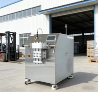 Pasteurisateur et homogénéisateur de lait automatique en acier inoxydable sanitaire haute pression avec moteur, prix compétitif