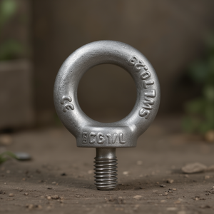 Écrou à oreilles en acier inoxydable forgé DIN 580 AISI 304 certifié CE, accessoires de levage et d'ancrage - Product Image 3