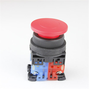 Interruptor de Cabeza Roja Tipo Hongo de 30 mm, 1NO+1NC, IP40, Botón de Emergencia Momentáneo, 10A 600V - Product Image 4
