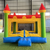 Château gonflable gonflable en pvc de qualité commerciale pour l'extérieur, prix bon marché