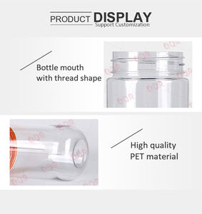 PET 750ml Customize Colour Food Grade Plastic Supplement Vitamin <b>Bottle</b> with Custom Child Resistant Cap - Product Image 2
