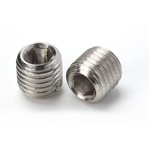 DIN 913 thép không gỉ 304/316 Grub vít lục giác ổ cắm Bộ vít điểm phẳng bề mặt đồng bằng kích thước M6 M8 <span class=keywords><strong>M10</strong></span> M12 10mm 16mm - Product Image 3