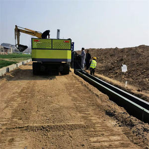 Máquina de bordillo de hormigón para paisaje pequeño, máquina extrusora de canalón con bomba de motor de caja de cambios para construcción - Product Image 4