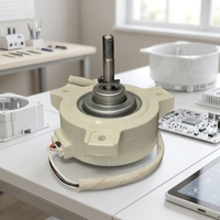 Ventilateur domestique intelligent à aimant permanent CC sans balais 5000 tr/min, IP55, PWM, vitesse variable, couple élevé, roulement à billes, pour système CVC et appareils électroménagers