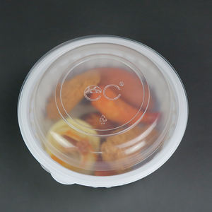 Récipient pour aliments en polystyrène personnalisé Récipient rond transparent pour aliments à emporter de restaurant Récipients pour aliments chauds en plastique à emporter - Product Image 6