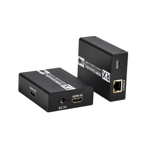 Fjgear ตัวขยาย <span class=keywords><strong>HDMI</strong></span> ที่ทนทานรองรับ RJ45 CAT5e CAT6 / มากกว่า IP/<span class=keywords><strong>50</strong></span> <span class=keywords><strong>เมตร</strong></span> (เครื่องส่งสัญญาณและตัวรับสัญญาณ <span class=keywords><strong>HDMI</strong></span> สําหรับในร่มกลางแจ้ง) - Product Image 1