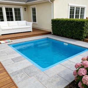 Fiberglass Swimming <b>Pools</b> for Resorts and Hotels, Custom In-ground <b>Pools</b> with Filter and Pump System, Factory Direct Solutions - Product Image 2