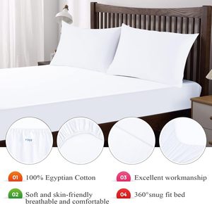 Cloudland 100% Cotton <strong>Percale</strong> Fitted Bed <strong>Sheet</strong> Custom Cotton Fitted <strong>Sheets</strong> Bed <strong>Sheet</strong> Fitted Queen Cotton - Product Image 6
