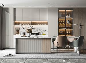 Muebles de Cocina Modulares Modernos Personalizados BALOM, Estante para Repostería, Gabinetes Inferiores, Gabinetes de Cocina de Madera Sólida, Muebles para el Hogar Personalizados - Product Image 6