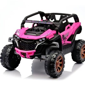 Magnifique voiture électrique pour enfants à deux places, 12V, fonctionnant sur batterie, avec musique, lumières, portes, voiture à pédales pour enfants, UTV - Product Image 2