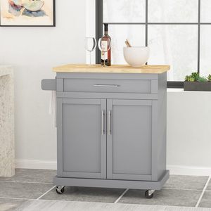 Knight, chariot <span class=keywords><strong>de</strong></span> cuisine Batavia Home, gris - Product Image 6