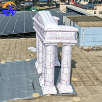 Arche de temple gonflable géante personnalisable, modèle d'architecture ancienne, diverses activités promotionnelles, accessoires de décoration publicitaire
