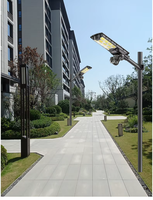 Caméra de surveillance extérieure solaire LED 4G WiFi 6MP CCTV 800W Lampe de jardin sans fil