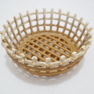 Ensemble de bol de <span class=keywords><strong>corbeille</strong></span> à fruits en céramique 2 pièces support de table décoratif en <span class=keywords><strong>porcelaine</strong></span> pour panier de fruits et baies - Product Image 2