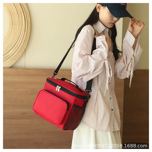 Sac de pique-nique isotherme grande capacité, sac à lunch thermique, sac isotherme avec bandoulière, boîte à lunch imperméable pour l'extérieur - Product Image 4
