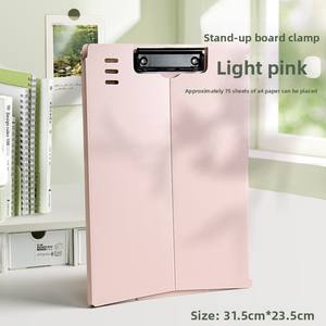 Carpeta con Portapapeles Vertical A4 para Estudiantes, con Cierre, para Exámenes, Notas de Reuniones, Personalizable - Product Image 6