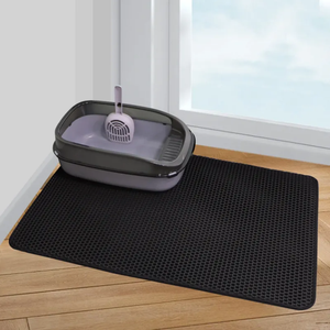 Grande filtration double couche anti-éclaboussures Produits de nettoyage pour animaux de compagnie Tapis de litière pour chat - Product Image 2