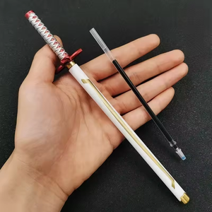 Pluma de Carbono con Espada de Demon Slayer de Kanroji <span class=keywords><strong>Mitsuri</strong></span>, <span class=keywords><strong>Katana</strong></span> de Aleación, Modelo de Arma de Anime Japonés, Accesorios de Anime, Regalo para Niños - Product Image 4